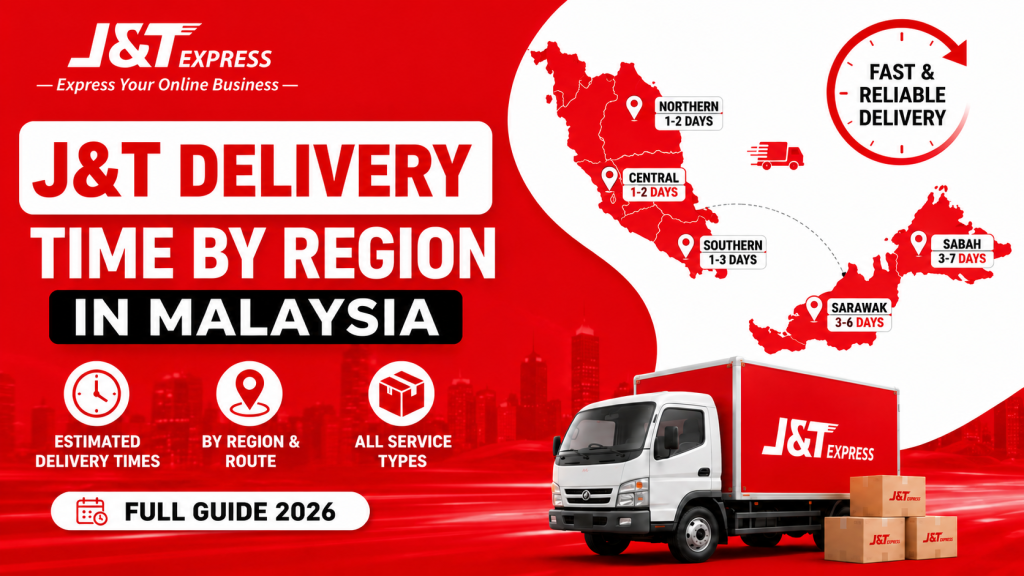 J&T Delivery Time by Region